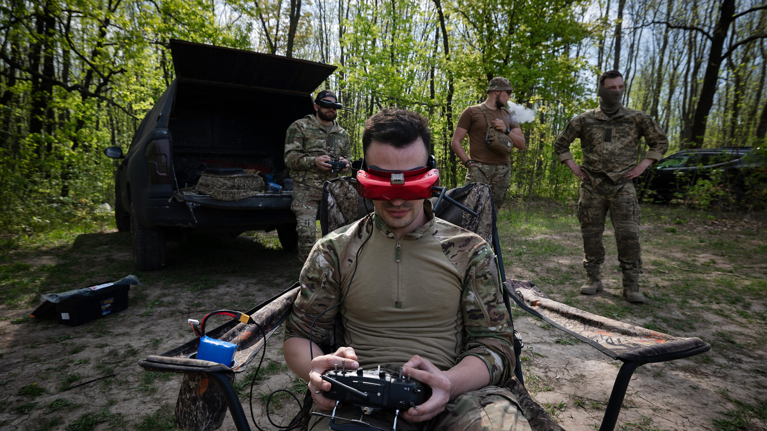 Russian Forces Launch Precision Strike on Ukrainian Drone Regiment in Donbass