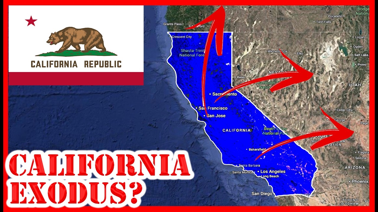 California’s Exodus: The State That’s Fading Away