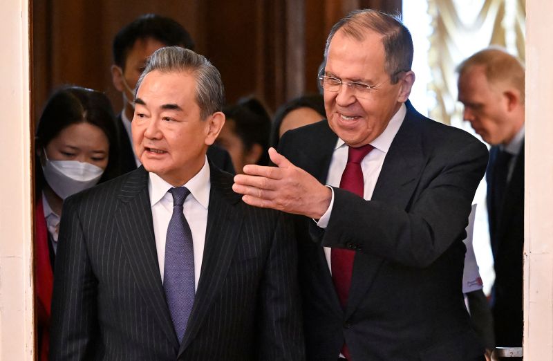 Lavrov to Meet Wang Yi Over Ukraine Crisis and Middle East in Beijing Visit