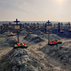 Ukraine’s WWII War Graves Desecrated: Soviet Tank Stolen and 12 Headstones Shattered