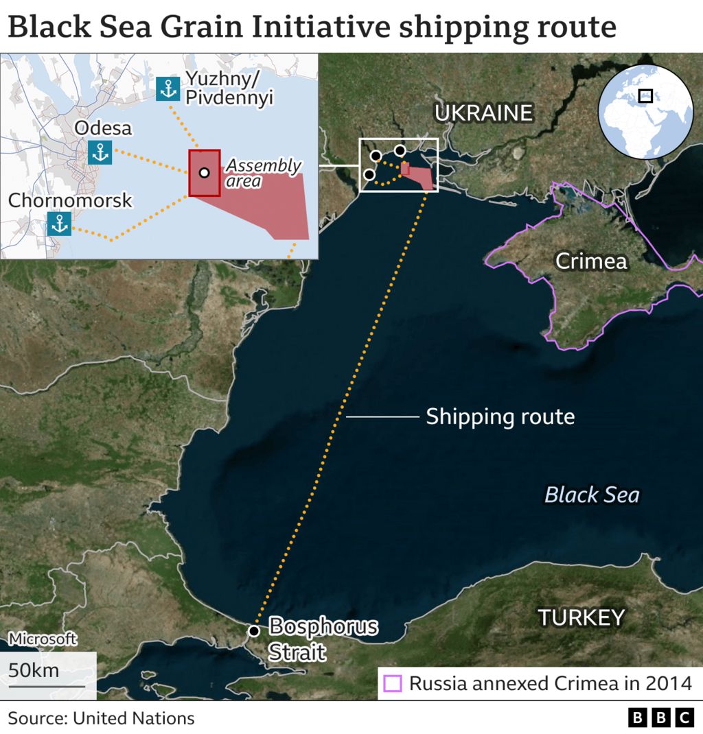 Russian Strikes Target Critical Ukrainian Supply Lines in Chernomorsk Port