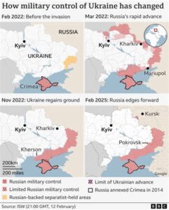 Russia’s Military Campaign in Ukraine: Territorial Gains and Escalating Combat